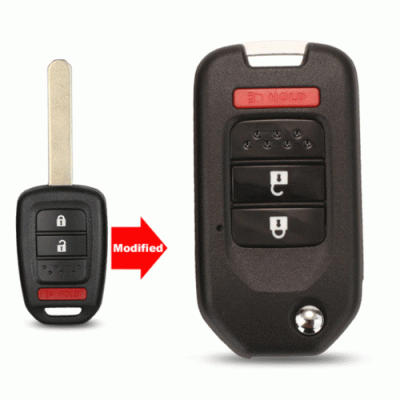 1477-2+1 For Honda 2 +1 Modified Remote Car Key SHELL