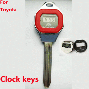 JM-53 For New Design Clock Custom Car key blanks for Toyota
