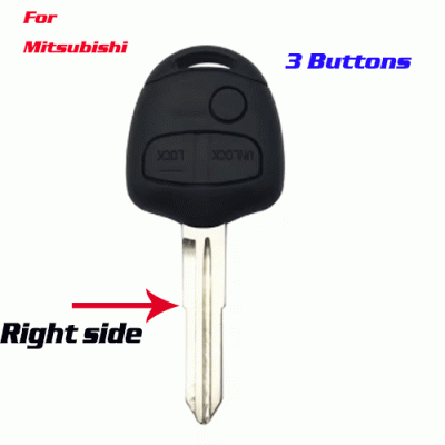 A-162 car key Shell fob case for Mitsubishi Lancer 3 Buttons