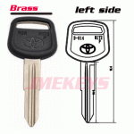 P-059 replacement Brass Toyota car key blanks left side