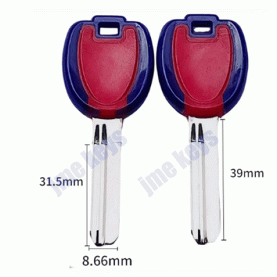 K-012 Two COlours Big head plastic House key blanks