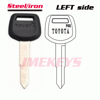 P-053 replacement Steel iron Toyota blank keys 1 side left side