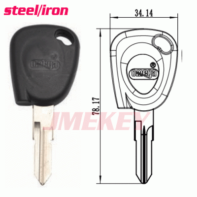 P-467 Steel Iron Car key Blanks for Renualt Suppliers