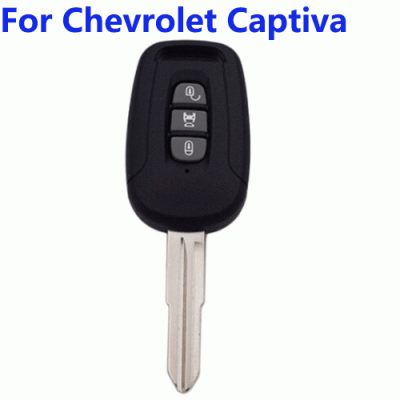 T-577 For Chevrolet Captiva 3 Buttons Remote car key shell