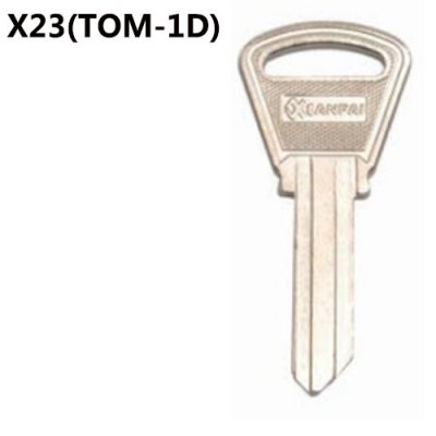 O-057 STEEL HOUSE KEY BLANKS X23(TOM-1D)