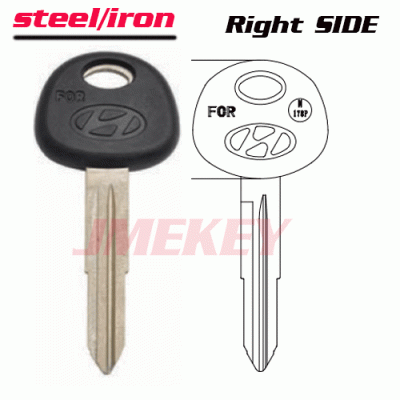 P-179 Replacement Iron Car key blanks for Hyundai Right SIDE