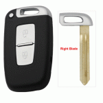 1274B Smart 2 Buttons remote car key shell For Hyundai Right