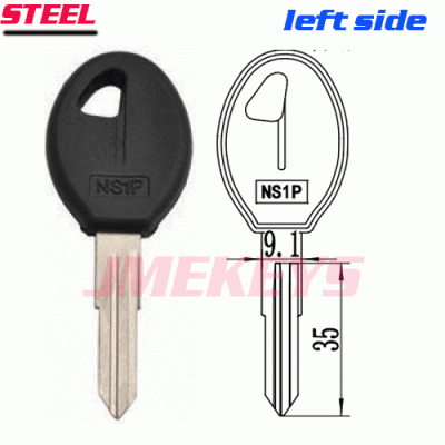 P-102 Replacement Iron key Blanks for Nissan NS1P Suppliers