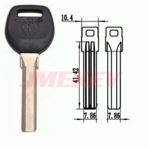 P-561 Brass U Key Blanks Suppliers Length 41.42 MM