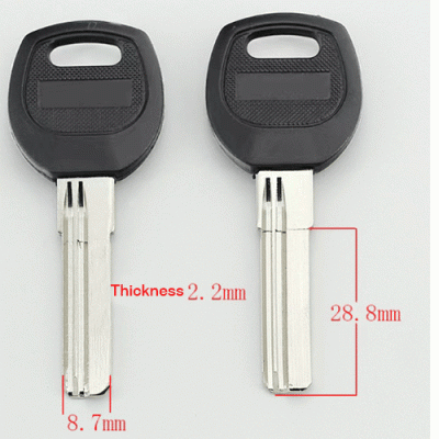 k-617 Anti-theft door key blanks Plastic handle key blanks