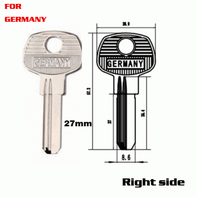 K-059 Brass House key blanks FOR GERMANY SOLIGEN