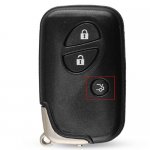 LEX-04 3 Buttons Key Shell Smart Remote Key Case For Lexus