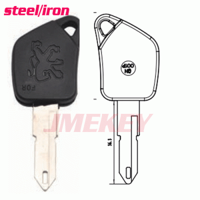 P-465 Steel Iron Car key Blanks for Peugeot Suppliers