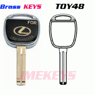 P-019 Replacement lexus Key Blanks TOY48 Suppliers Wholesale