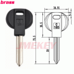 P-360 Replacement Brass Car key blanks For Citroen