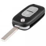 REN-05 2 Buttons Remote Flip Car Key Shell Case F For Renault