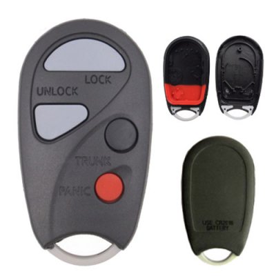 T-303 5 Buttons Remote Car Key Shell Case With Nissan