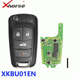 XKBU01EN Wire Remote Key For Buick Flip 4 Buttons
