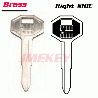 P-150 Brass Mitsubishi key blanks MIT2R Right side Suppy