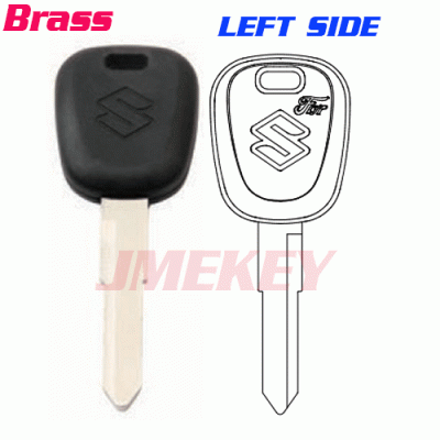 P-312 Replacement brass key blanks for Suzuki SUZU-1p left side