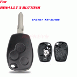 A-103 For Renault 3 buttons key shell with VAC101 KEY BLADE