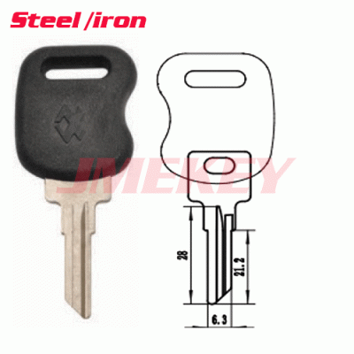 P-504 Steel iron Car key Blanks for LADA