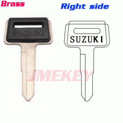 P-350 Replacement Iron Car key blanks For suzuki LEFT side