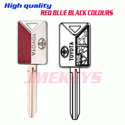 p-042 New Car key blanks for toyota red bule black colour