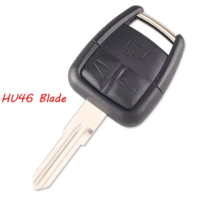 T-262 3 Button Car Key Remote Case Shell Fob For Opel HU46