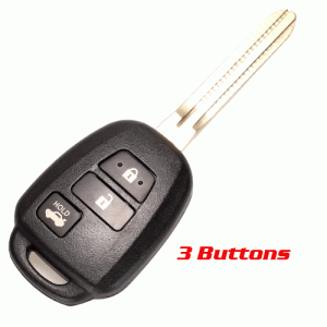 A-034 3 Buttons Remote Car Key Shell Case Fob Cover For Toyota