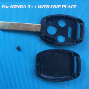 A-053 For Honda 2+1 Buttons Remote Key Shell With Chip Place