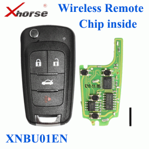 XNBU01EN Wireless Remote Key English Version Flip 4 Buttons