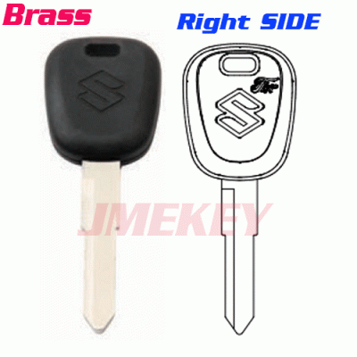 P-311 Replacement brass key blanks for Suzuki SUZU-1p Right side