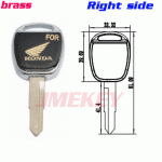 P-422 For Gule Honda motorcycle Key blanks Right side