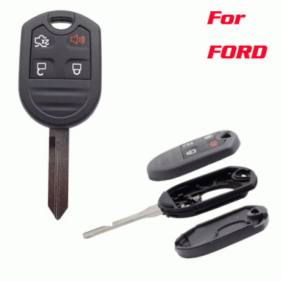 A-076 Remote Car Key Shell For Ford Edge 4 Buttons