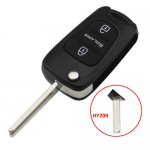 HY-34 3 Buttons flip folding Remote key shell For Hyundai