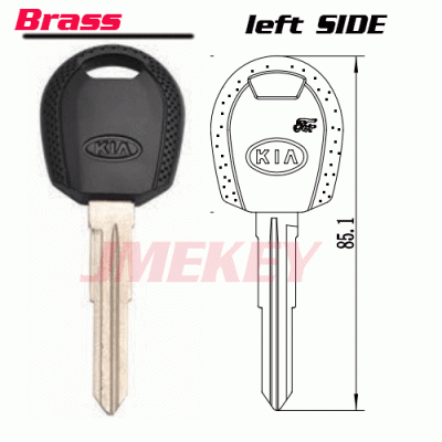 P-204 Replacement FOr Brass kia BLANK KEYS LEFT side