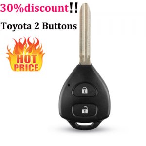 Pro-024 2 Button Car key shell For Toyota Corolla