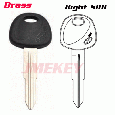 P-182 Replacement Brass Car key blanks for Hyundai Right SIDE