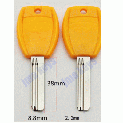 K-011 Brass Plasic Yellow Blanks House keys Blanks