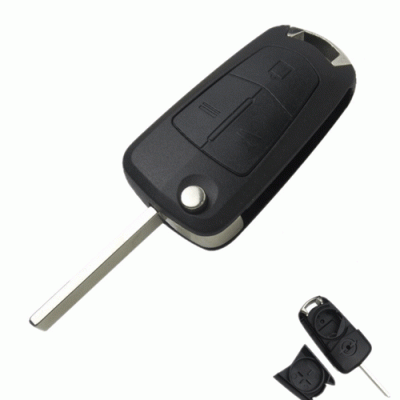 1900-2 For Opel 3 Button flip remote key shell