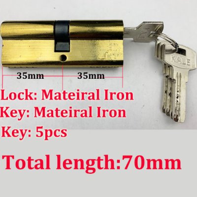 Lock-05 Length 70mm Material Computer iron key lock cylinder