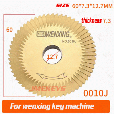 MC-86 Wenxing key cutting machine key cutter 60*7.3*12.7mm