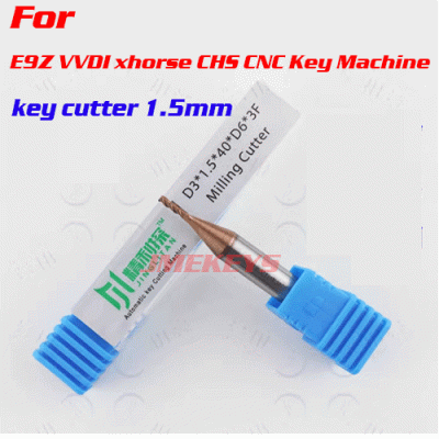 MC-41 For E9Z VVDI Dolphin CHS CNC KEY Machine key cutter 1.5MM