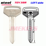 P-090 Replacement Steel Car key blanks for Toyota toy38R LEFT