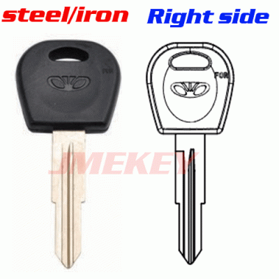 P-490 steel/Iron Car key Blanks for Daewoo Right side