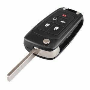 OP-05C 5 Button Flip remote Car key shell For Opel