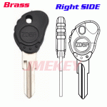 P-265 Replacement Brass Car key blanks For Fiat right side