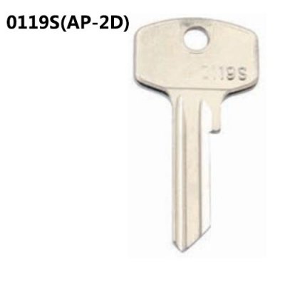 Y-290 steel Iron 0119S(AP-2D) Blank door keys