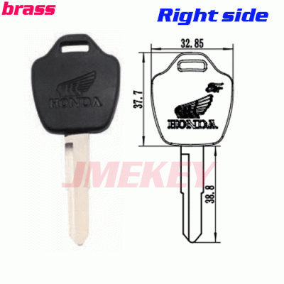 P-417 For Honda motorcycle Key blanks Right side